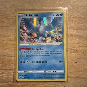 Pokémon Articuno Card - Pokémon GO - 024/078 - Holo Rare - NM